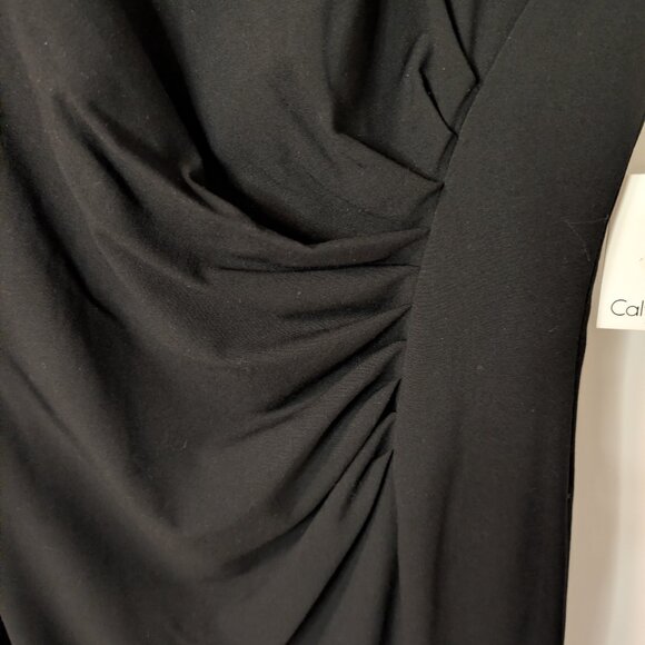 Calvin Klein Black Sheath Mini Dress - Size 4, NWT - Picture 3 of 10